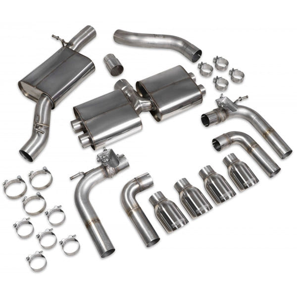 Scorpion Resonated CAT/GPF-Back System & Electronic Valves - Audi S3 - Daytona