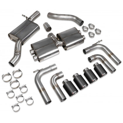 Scorpion Resonated CAT/GPF-Back System Without Valves - Audi S3 - Ascari
