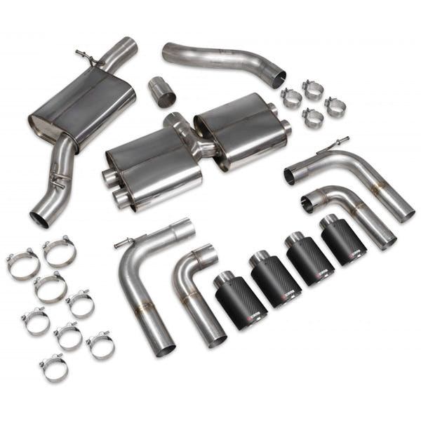 Scorpion Resonated CAT/GPF-Back System Without Valves - Audi S3 - Ascari