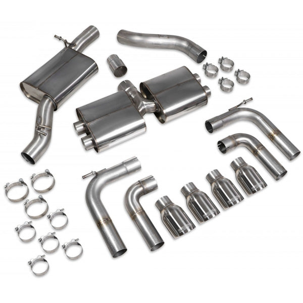 Scorpion Resonated CAT/GPF-Back System Without Valves - Audi S3 - Daytona