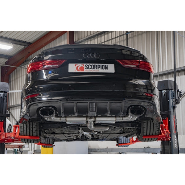 Scorpion Resonated CAT/GPF-Back System Without Valves - Audi S3 - Ascari EVO