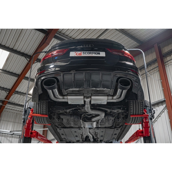 Scorpion Resonated CAT/GPF-Back System Without Valves - Audi S3 - Ascari EVO