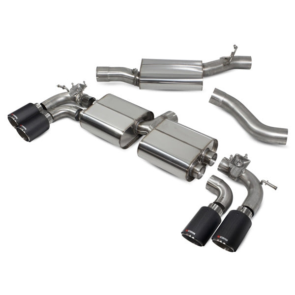 Scorpion Resonated CAT/GPF-Back System With Valves - Audi S3 - Ascari