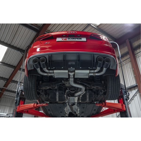 Scorpion Resonated CAT/GPF-Back System With Valves - Audi S3 - Ascari