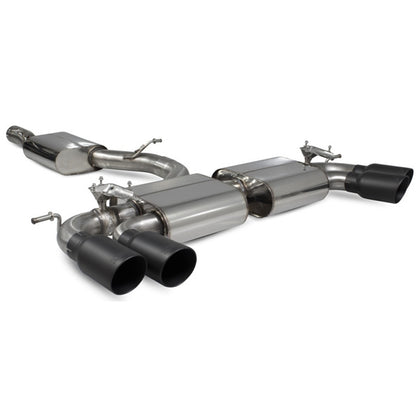 Scorpion Resonated CAT/GPF-Back System With Valves - Audi S3 - Daytona Ceramic