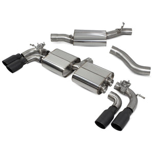 Scorpion Resonated CAT/GPF-Back System With Valves - Audi S3 - Daytona Ceramic