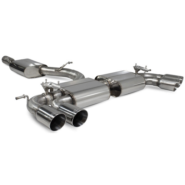 Scorpion Resonated CAT/GPF-Back System & Electronic Valves - Audi S3 - Daytona