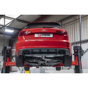 Scorpion Resonated CAT/GPF-Back System Without Valves - Audi S3 - Ascari