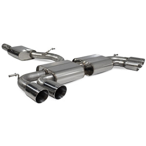 Scorpion Resonated CAT/GPF-Back System Without Valves - Audi S3 - Daytona
