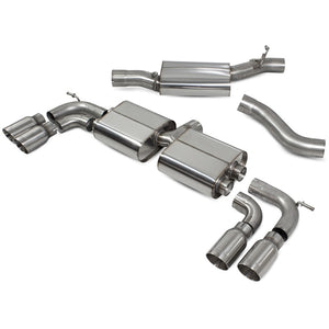 Scorpion Resonated CAT/GPF-Back System Without Valves - Audi S3 - Daytona
