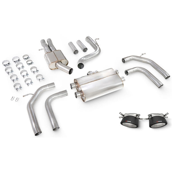Scorpion Resonated Cat/GPF-Back System With No Valves Audi RS3 8Y Saloon - Ascari RS – produktbillede 2