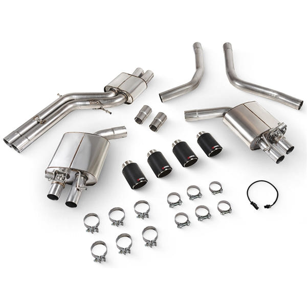 Scorpion Resonated Half System With Electronic Valves Audi S6/S7 C7 - Ascari – produktbillede 2