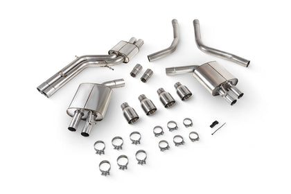 Scorpion half system udstødning til Audi S6/S7 C7 – resoneret, Daytona, kit-top