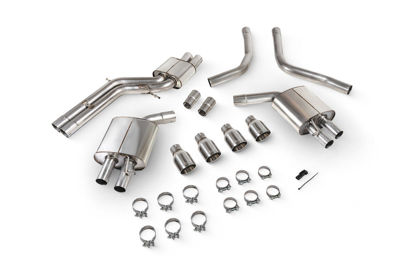 Scorpion half system udstødning til Audi S6/S7 C7 – resoneret, Daytona, kit-top