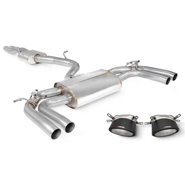 Scorpion Resonated GPF-Back System With Valves Audi RS3 8Y Sportback - Ascari RS – produktbillede 1
