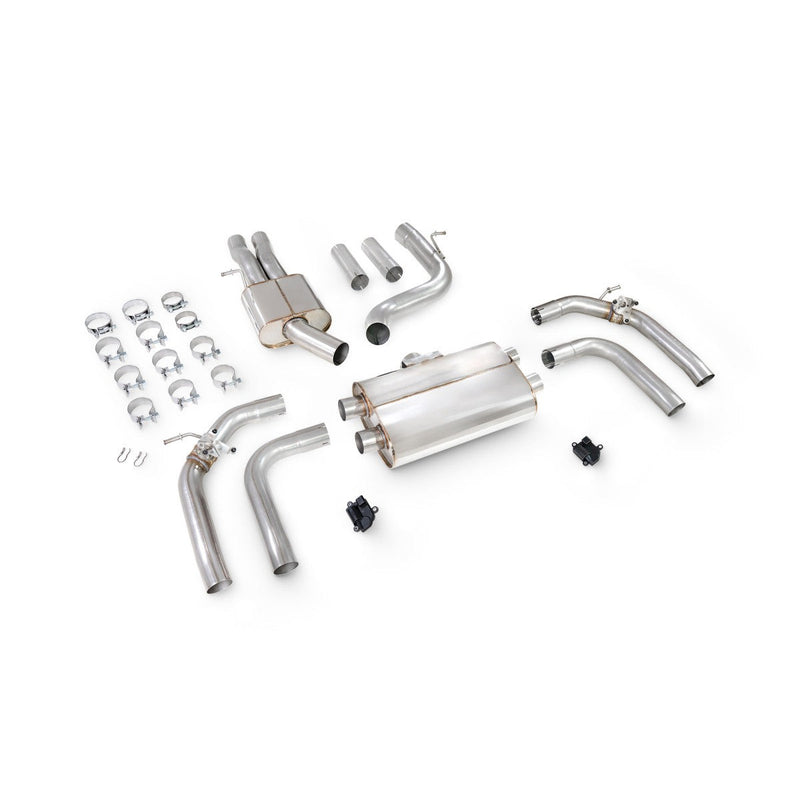 Scorpion GPF-back udstødning til Audi RS3 8Y Sportback med ventiler, OE Fitment, kit_top