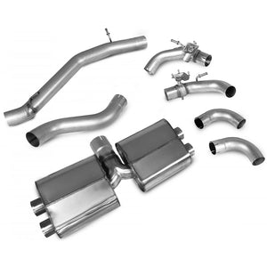 Scorpion Non-Res CAT/GPF Back System & Electronic Valves - Audi S3 - Daytona