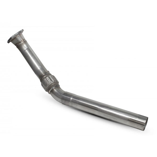 Scorpion de-cat downpipe til Audi TT Mk1 180, set skråt bagfra