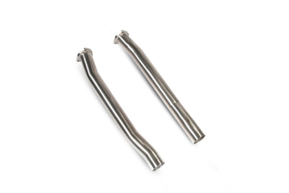 Scorpion de-cat downpipe til Audi RS3, set ovenfra
