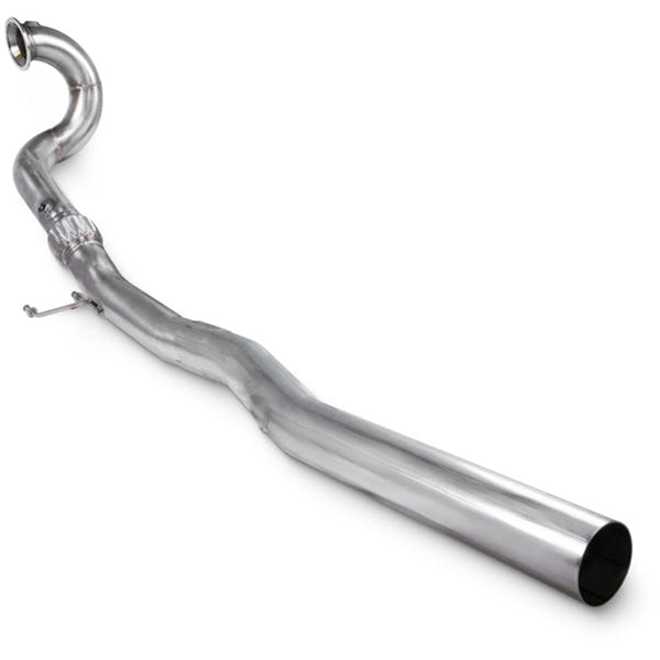 Scorpion de-cat downpipe til Audi S3 8Y, set skråt bagfra