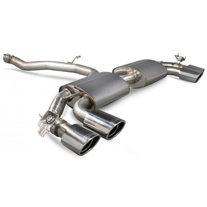 Scorpion Non-Resonated Cat-Back System (With Valves) Audi TT S Mk3 Non GPF Model Only (Coupe Models Only) - EVO – produktbillede 1