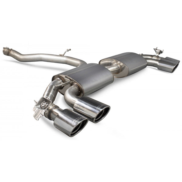 Scorpion Non-Resonated Cat-Back System (With Valves) Audi TT S Mk3 Non GPF Model Only (Coupe Models Only) - EVO – produktbillede 1