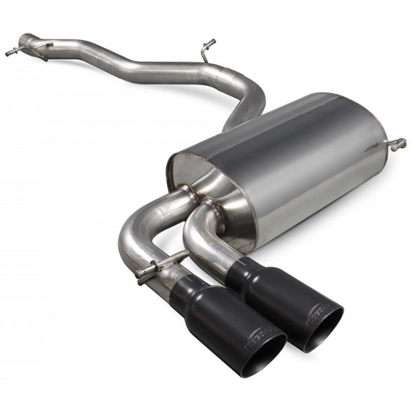 Scorpion Non-Resonated CAT-Back System - Audi S3 - Daytona (Twin) Ceramic