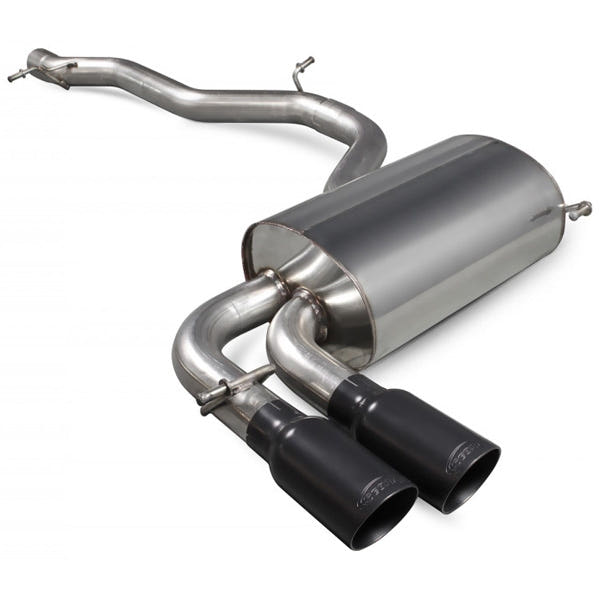Scorpion Non-Resonated CAT-Back System - Audi S3 - Daytona (Twin) Ceramic
