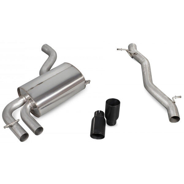 Scorpion Non-Resonated CAT-Back System - Audi S3 - Daytona (Twin) Ceramic