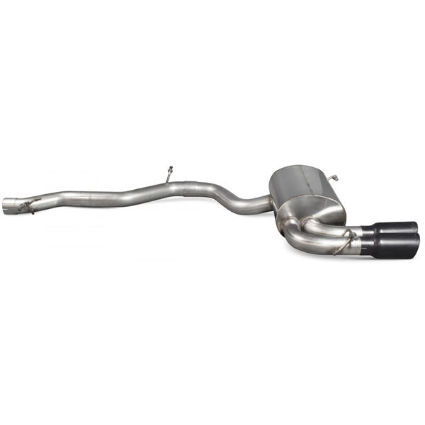 Scorpion Non-Resonated CAT-Back System - Audi S3 - Daytona (Twin) Ceramic