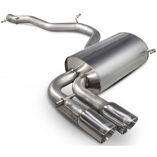 Scorpion Non-Resonated CAT-Back System - Audi S3 - Daytona (Twin)