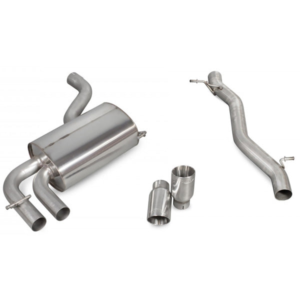 Scorpion Non-Resonated CAT-Back System - Audi S3 - Daytona (Twin)