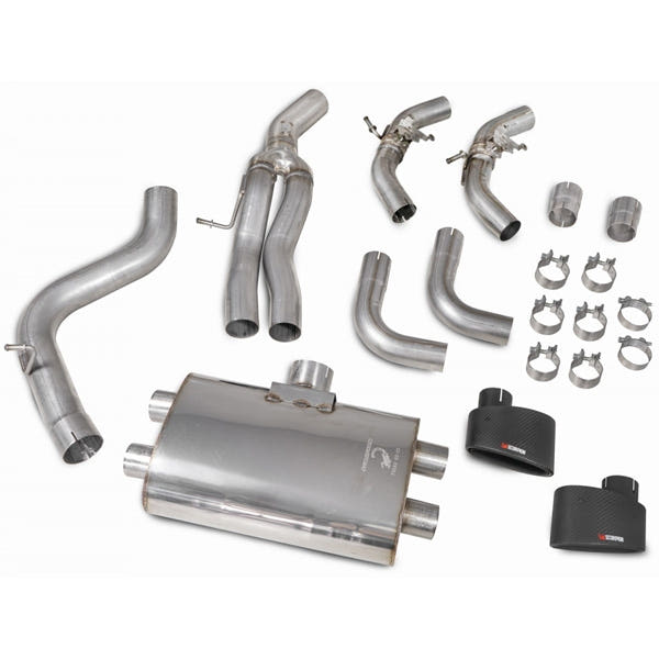 Scorpion Non-Res CAT/GPF-Back System With Valves - Audi RS3 - Ascari EVO
