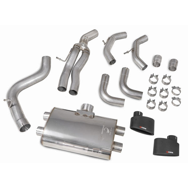 Scorpion Non-Resonated Cat/GPF-Back System Without Valves Audi RS3 Saloon 8V (GPF And Non-GPF Models) - Ascari EVO – produktbillede 2