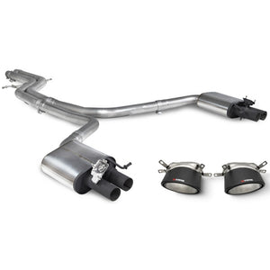Scorpion Non-Resonated Half System With Trims - Audi RS6 - Ascari RS