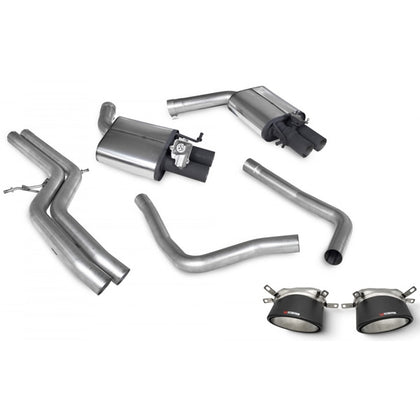 Scorpion Non-Resonated Half System With Trims - Audi RS6 - Ascari RS