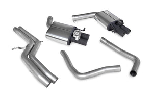 Scorpion half system udstødning til Audi RS6 – ikke-resoneret, OE Fitment, kit_top