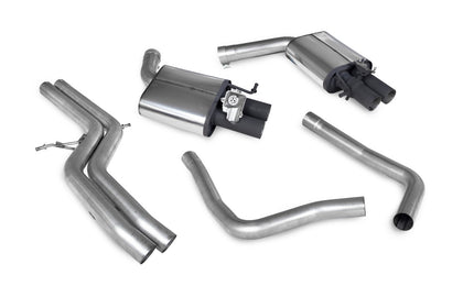 Scorpion half system udstødning til Audi RS6 – ikke-resoneret, OE Fitment, kit_top