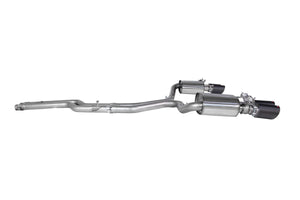 Scorpion half system udstødning til Audi S4, Non-Resonated / Ascari, set fra siden