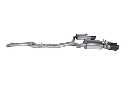 Scorpion half system udstødning til Audi S4, Non-Resonated / Ascari, set fra siden