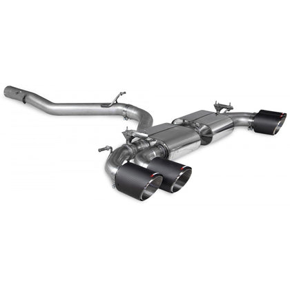 Scorpion Non-Res CAT/GPF Back System & Electronic Valves - Audi S3 - Ascari