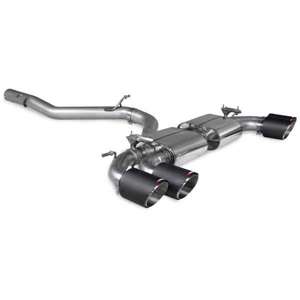 Scorpion Non-Res CAT/GPF Back System & Electronic Valves - Audi S3 - Ascari