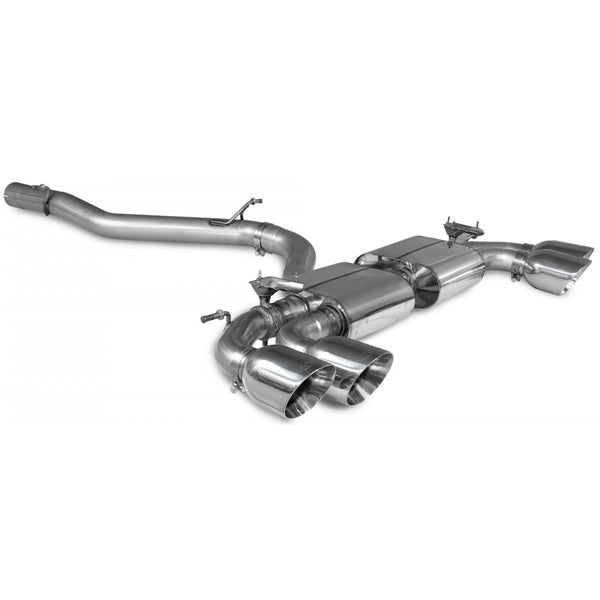 Scorpion Non-Res CAT/GPF Back System & Electronic Valves - Audi S3 - Daytona