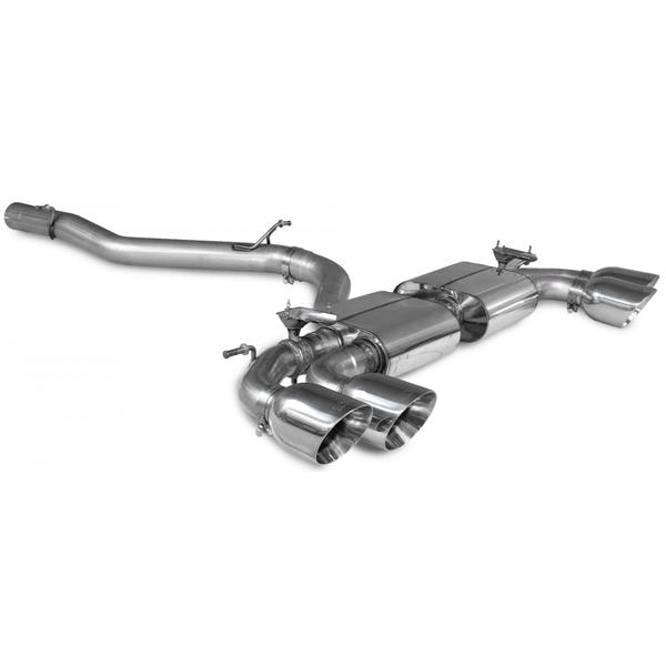 Scorpion Non-Res CAT/GPF Back System & Electronic Valves - Audi S3 - Daytona