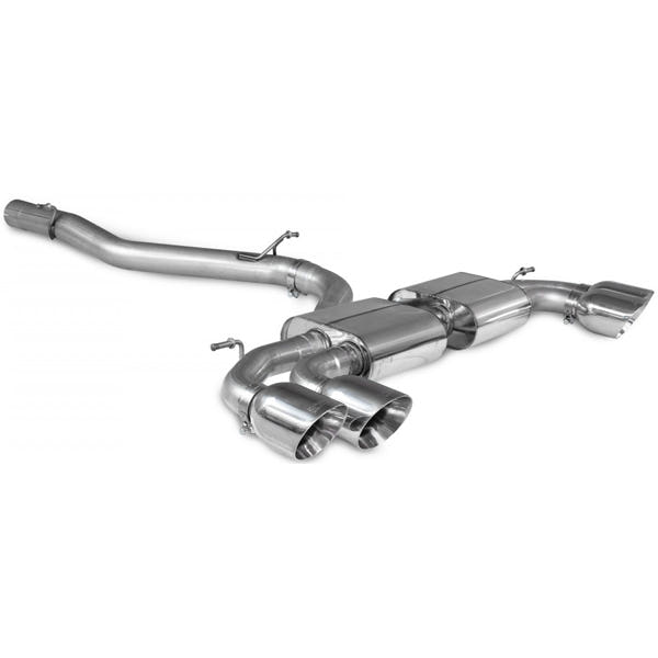 Scorpion Non-Res CAT/GPF Back System - Audi S3 - Daytona