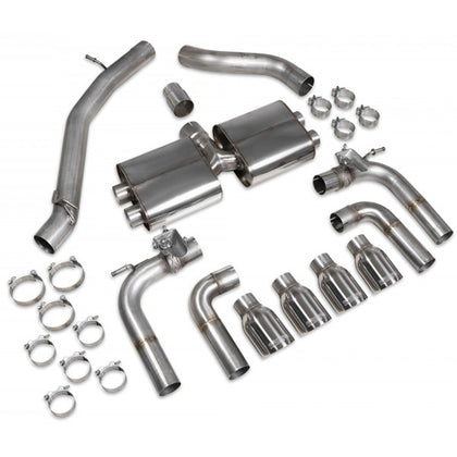 Scorpion Non-Resonated CAT/GPF-Back System With Valves - Audi S3 - Daytona