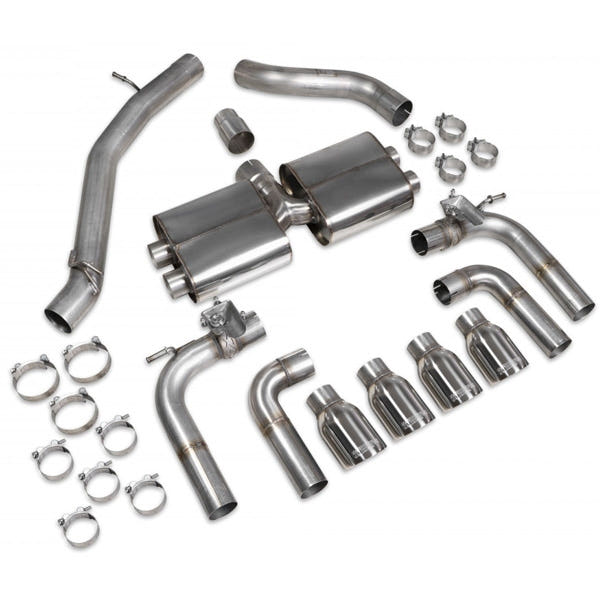 Scorpion Non-Resonated CAT/GPF-Back System With Valves - Audi S3 - Daytona