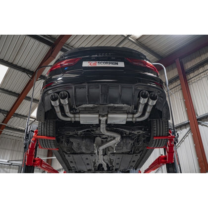 Scorpion Non-Resonated CAT/GPF-Back System With Valves - Audi S3 - Daytona