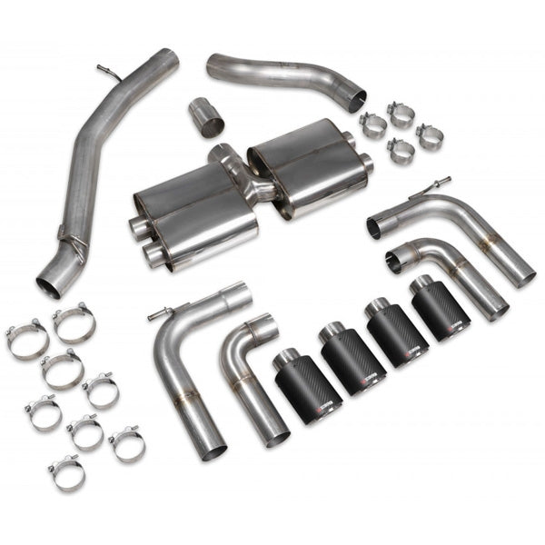 Scorpion Non-Resonated CAT/GPF-Back System Without Valves - Audi S3 - Ascari