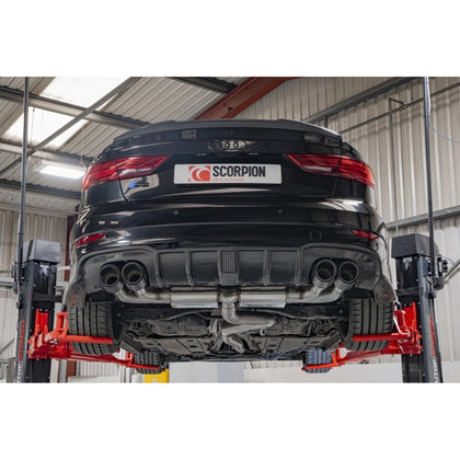 Scorpion Non-Resonated CAT/GPF-Back System Without Valves - Audi S3 - Ascari